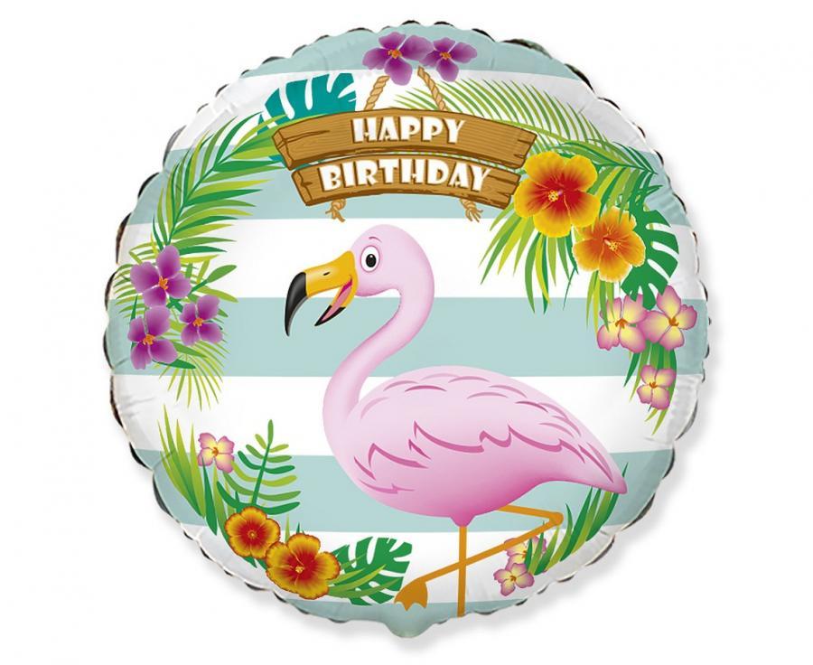 Folijas balons "Flamingo", 45 cm