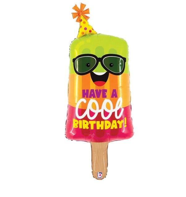 Balons "Cool BDay", 99 cm