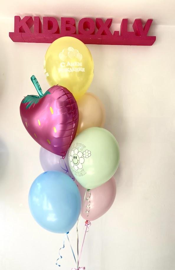 Folijas balons "Zemene", 45 cm