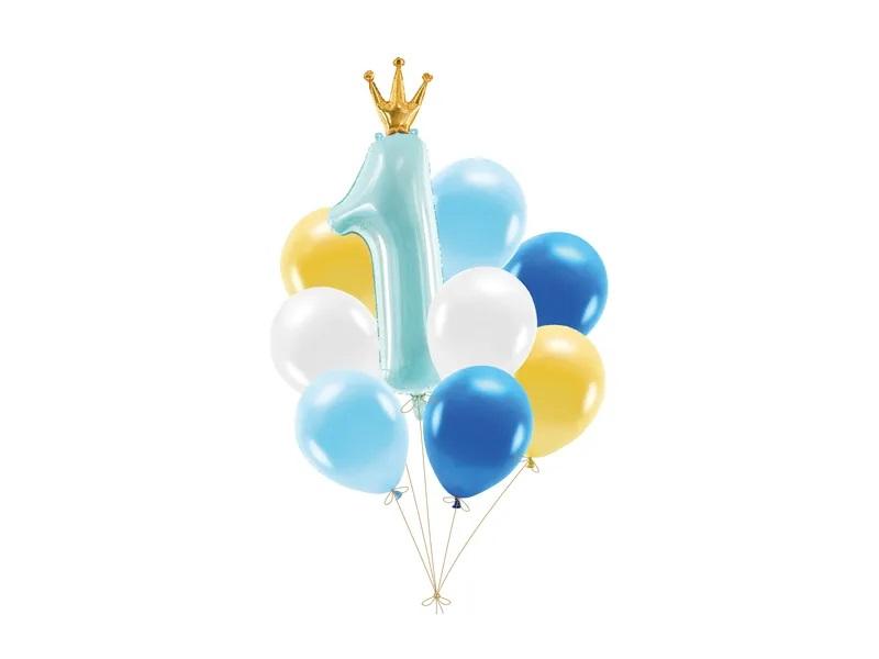 Balonu komplekts "Boy First BDay", 9 baloni