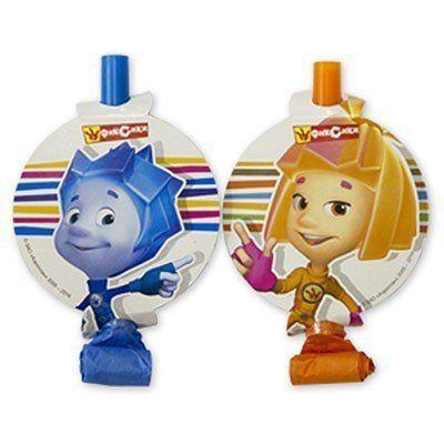 Svilpītes "Fiksiki" 8 gab