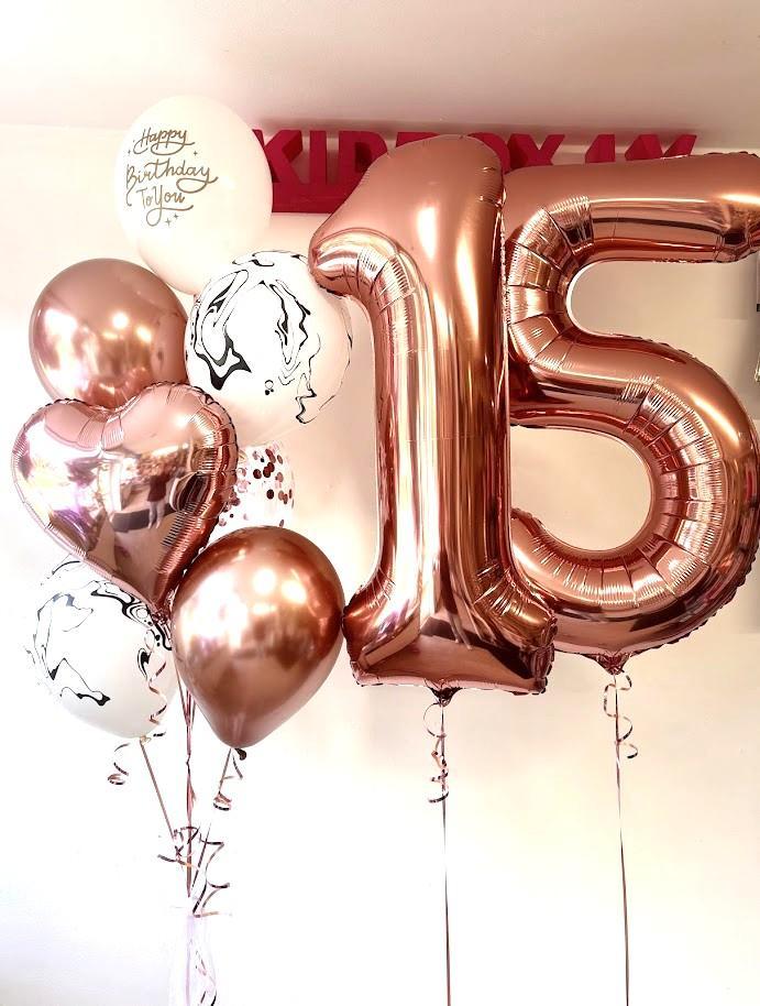 Balonu kompozīcija 96