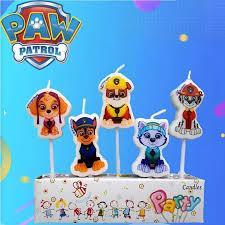 Svecītes "Paw Patrol" 5 gab