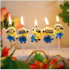 Svecītes "Minions" 5 gab