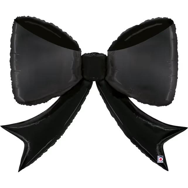 Folijas balons "Melnā bante", 90 cm