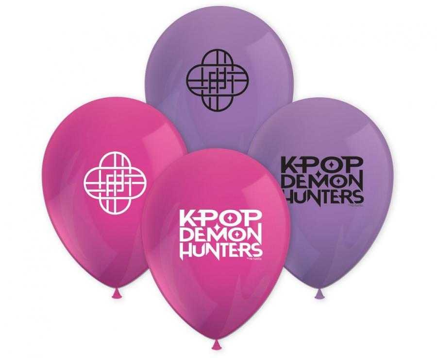 Lateksa baloni "K-POP DEMON HUNTERS", 8 gab