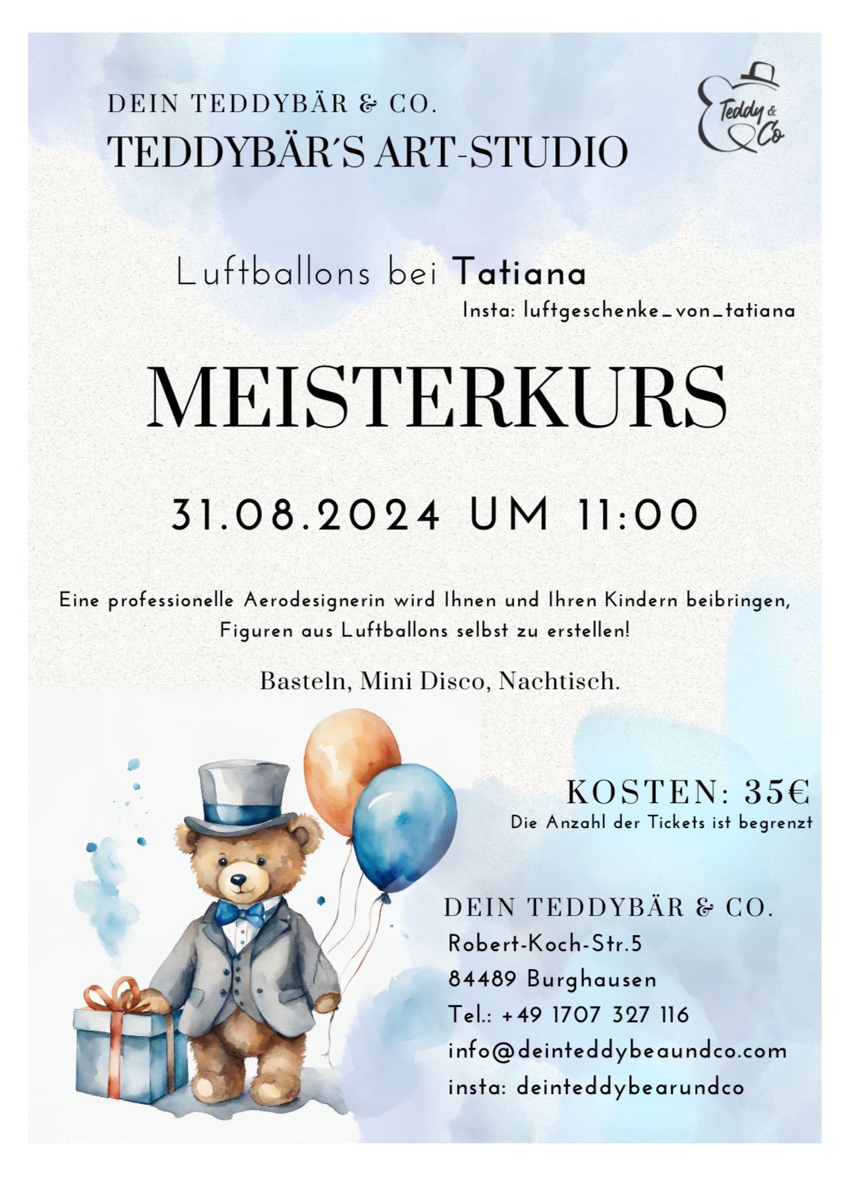 MEISTERKURS BEI TATIANA LUFTBALLONS