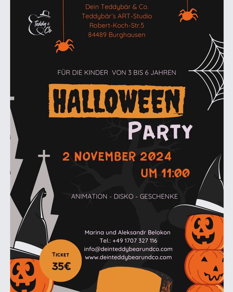 HALLOWEEN PARTY 2.11.24  UM 11:00