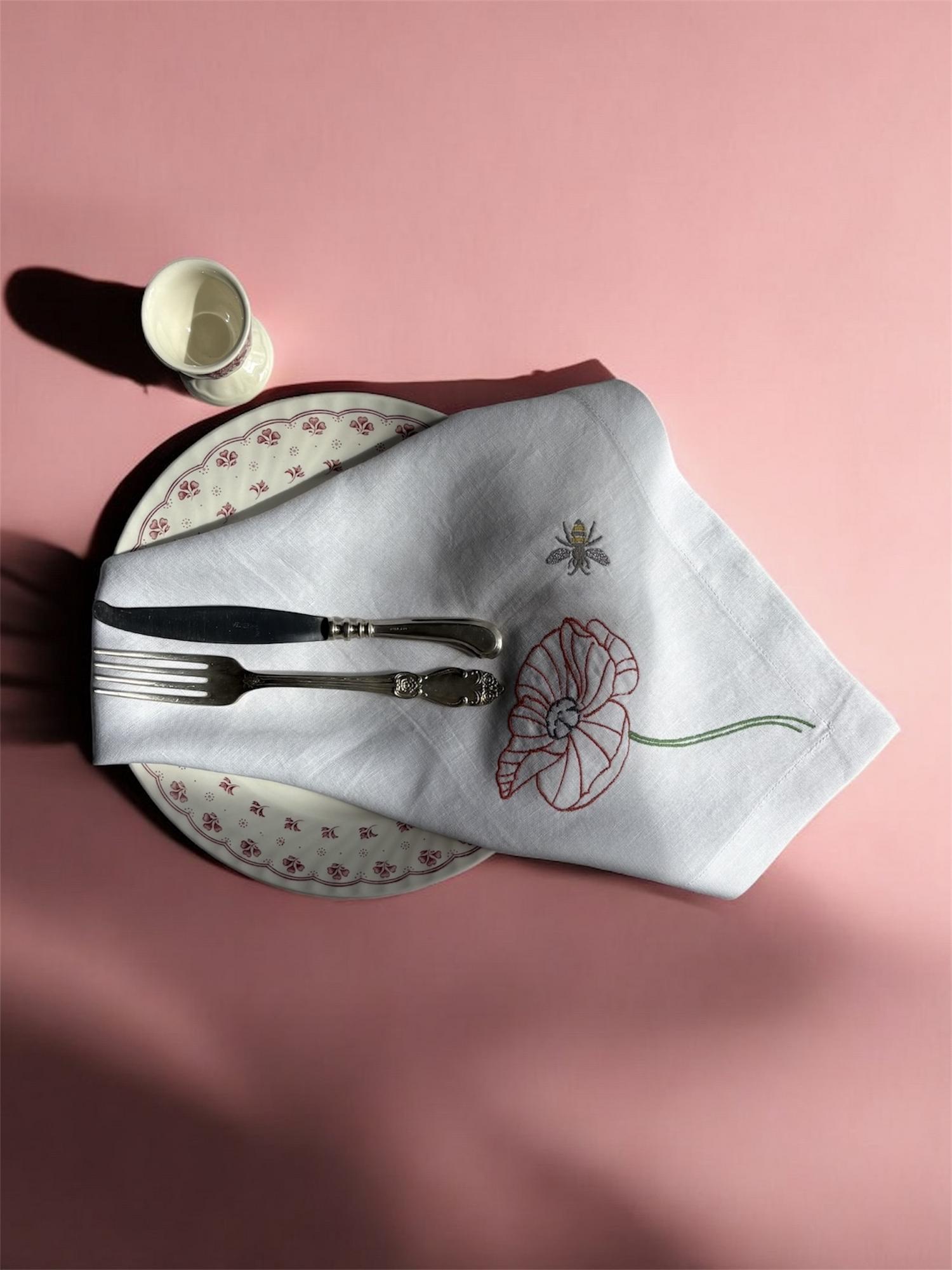 Набор салфеток "Мак"