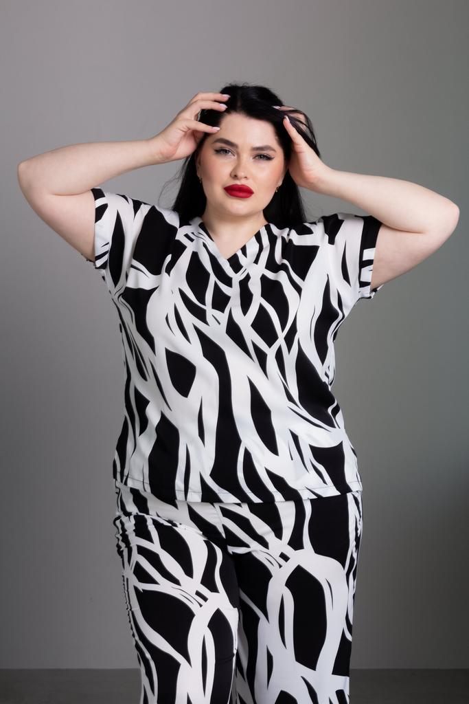 Блуза зебра