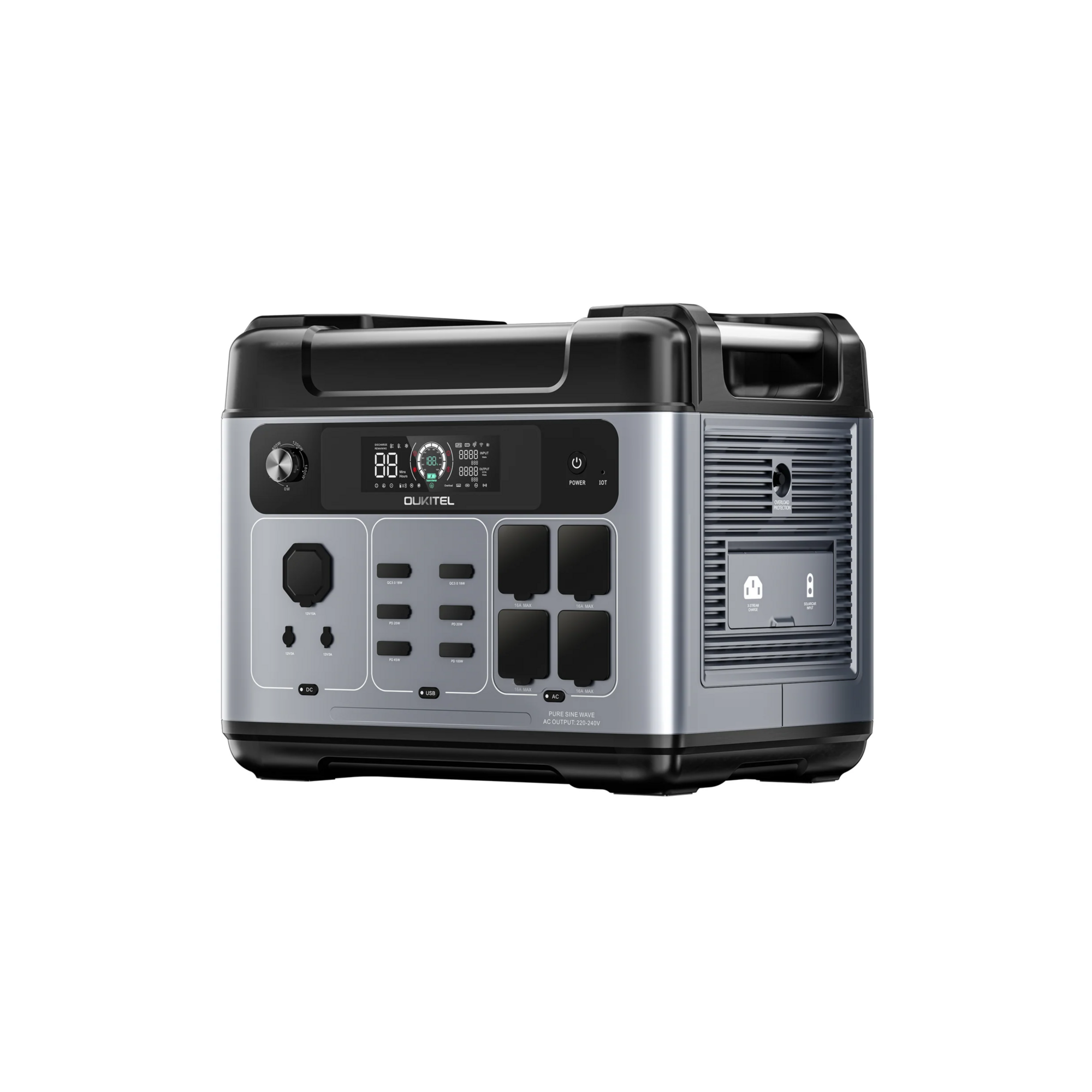 ЗАРЯДНА СТАНЦІЯ OUKITEL P2001E PLUS 2.4 кВт