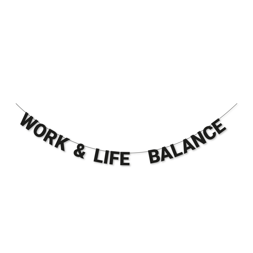 гирлянда "work & life balance"