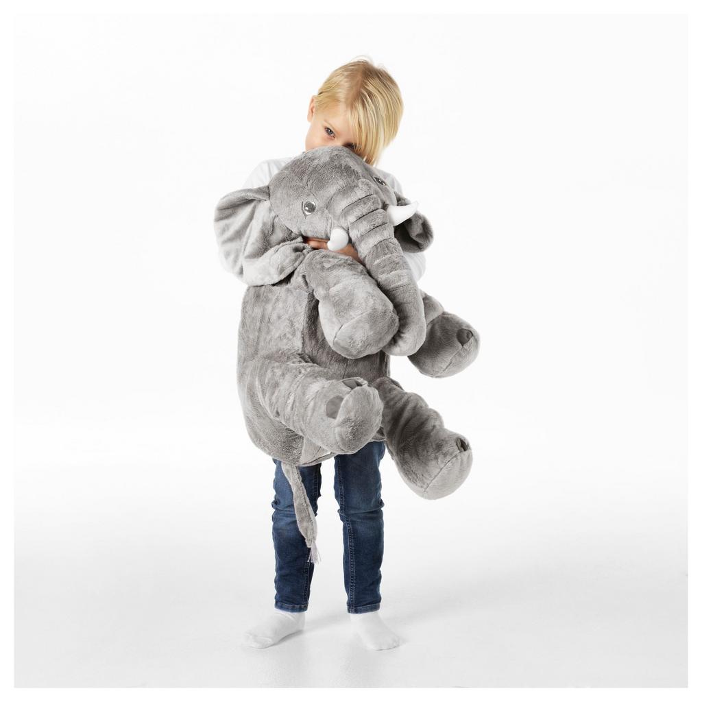 JATTESTOR IKEA Мягкая игрушка, слон/серый