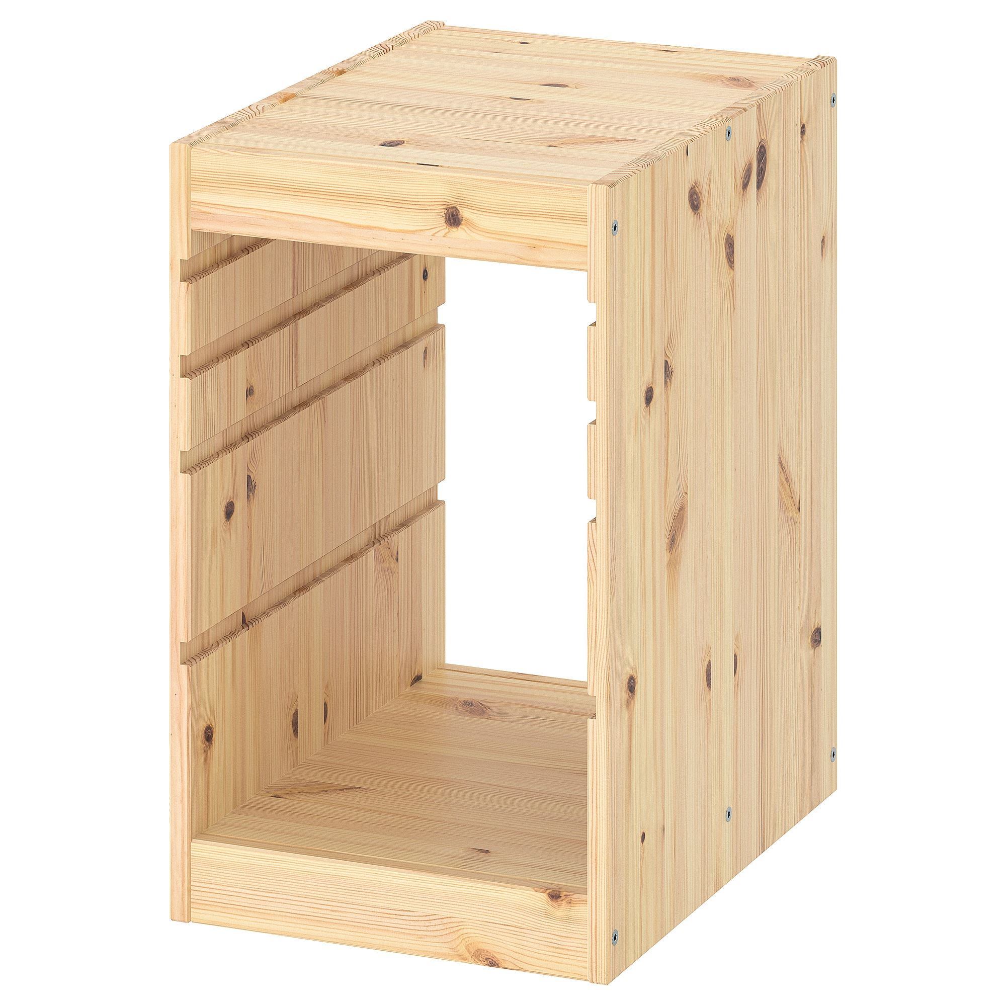 TROFAST IKEA Каркас, 32x44x52 см, светлая беленая сосна
