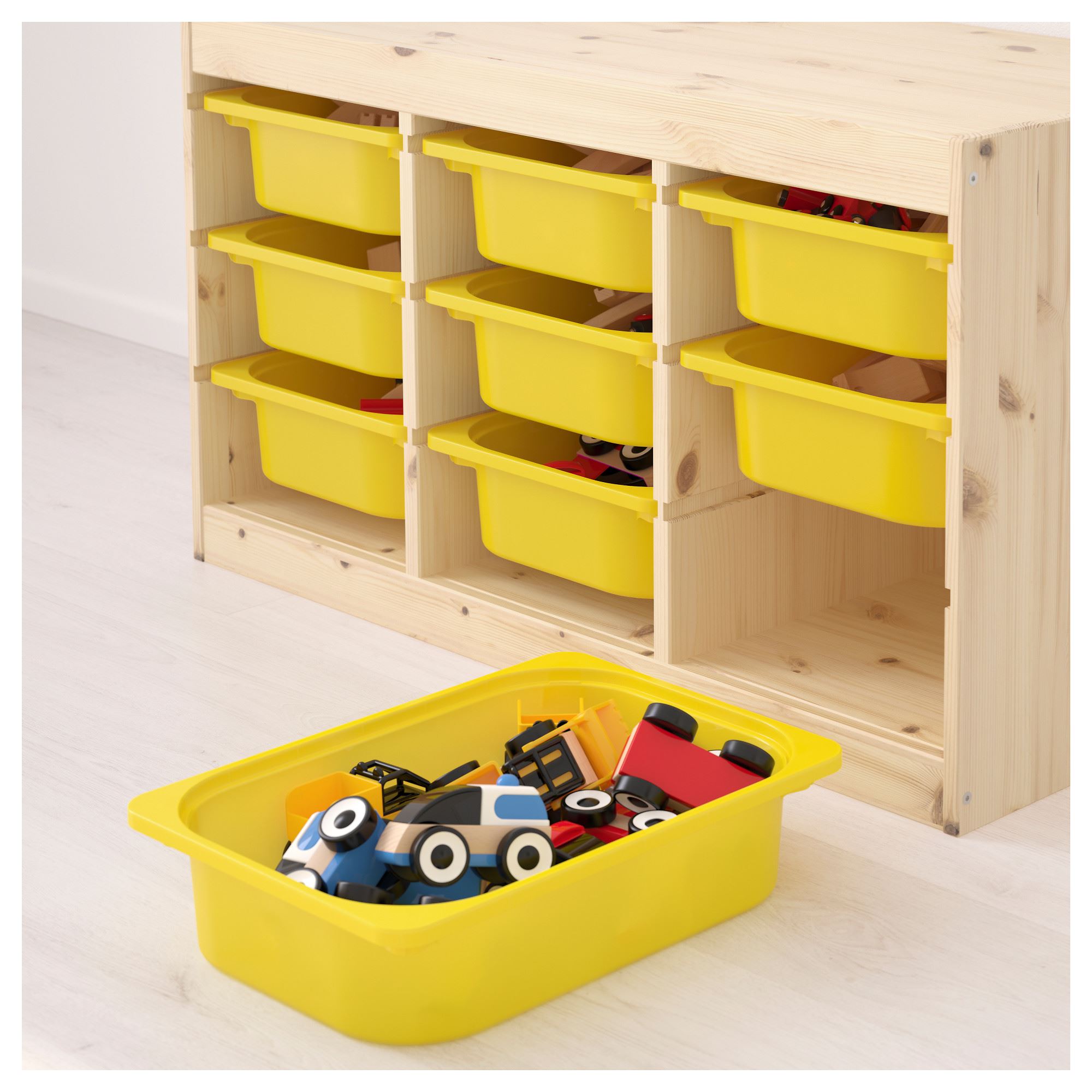 TROFAST IKEA Каркас, 94x43x52 см, светлая беленая сосна