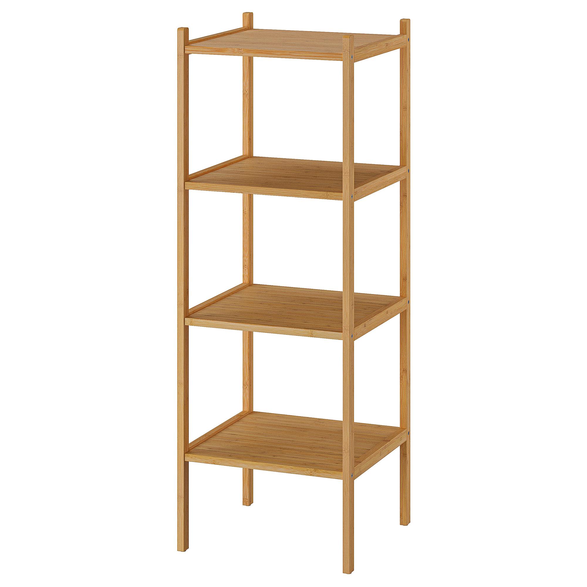 RAGRUND IKEA Стеллаж, 37x37x104 см, бамбук