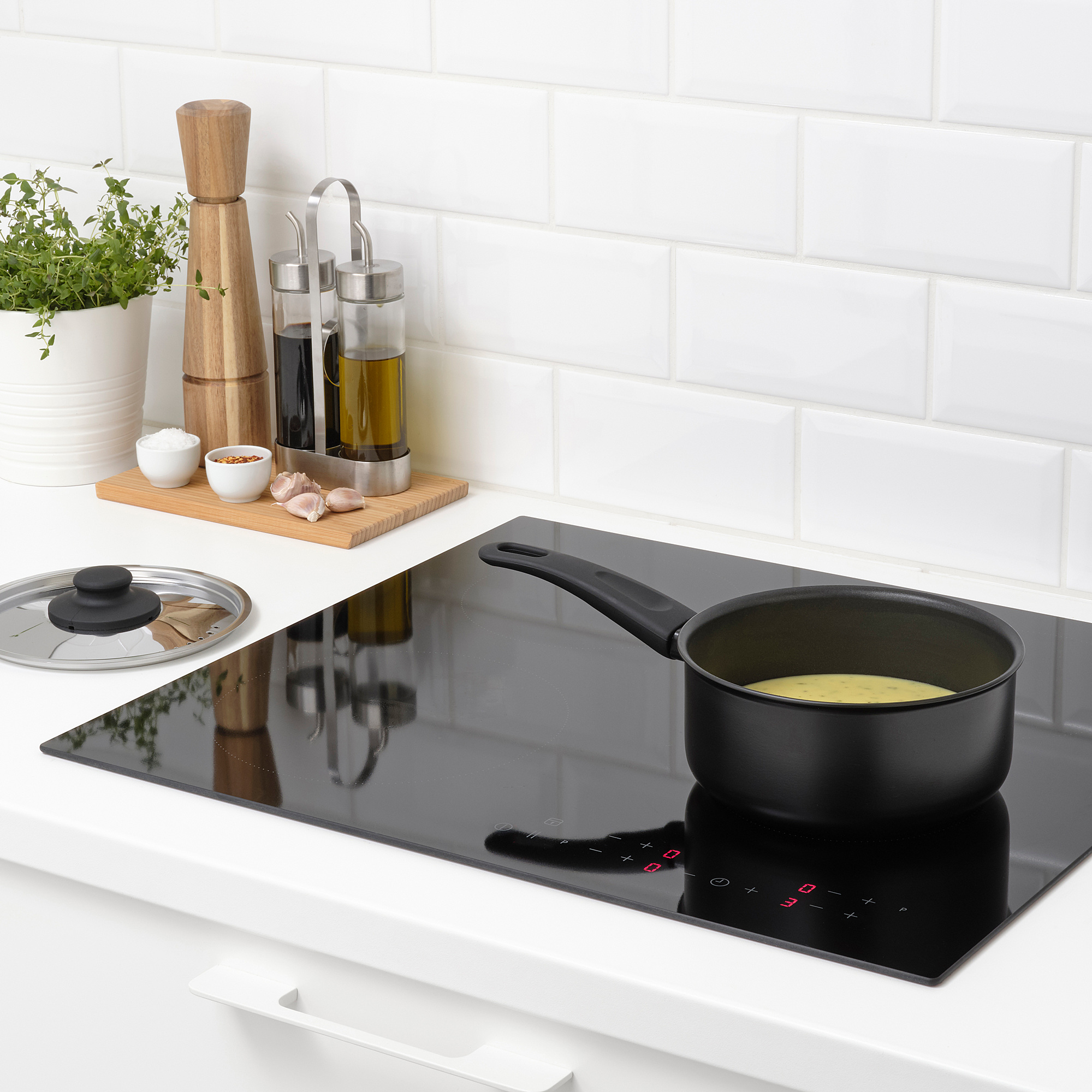 HEMLAGAD IKEA Ковш с крышкой, 2 л, алюминий/teflon® select