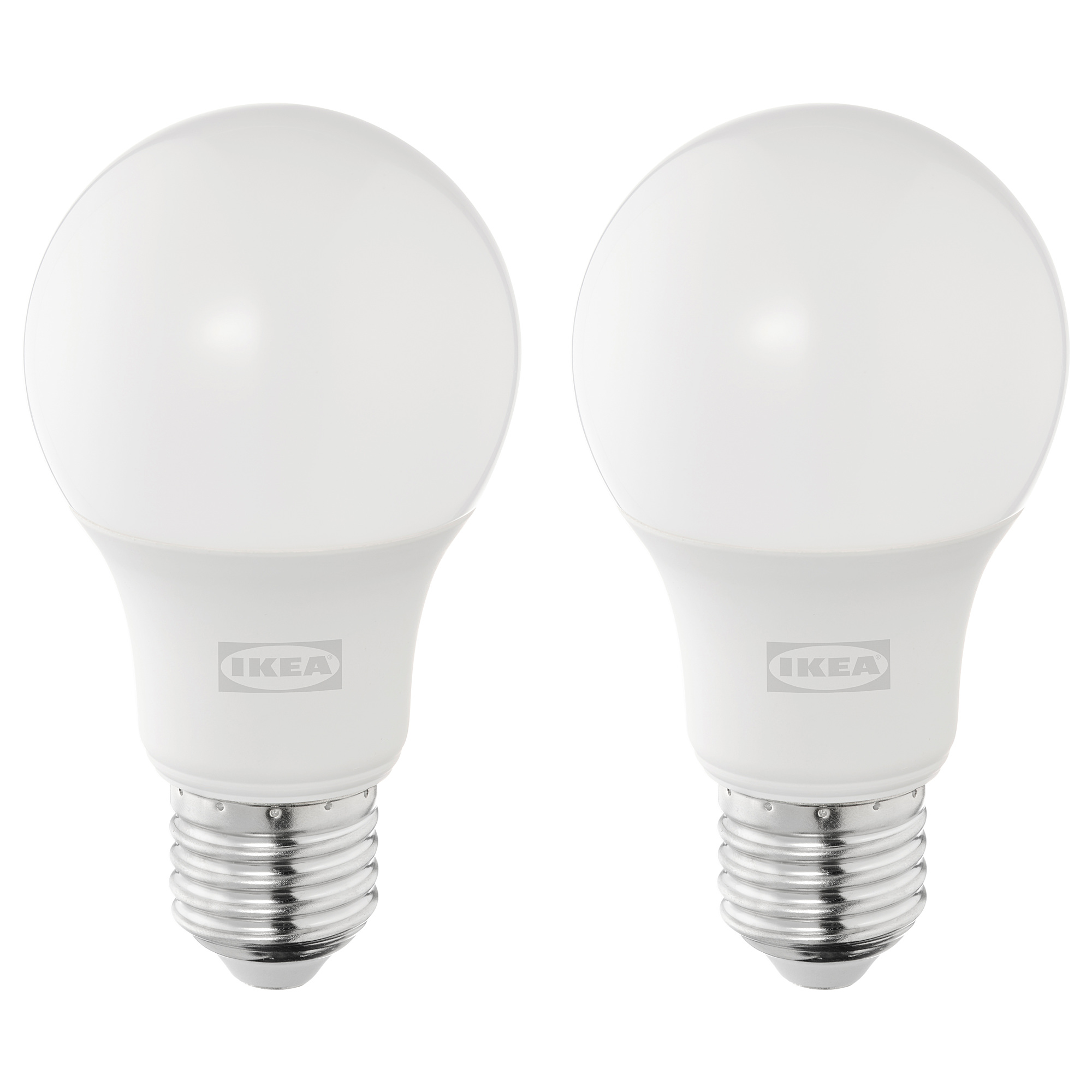 SOLHETTA IKEA Светодиодная лампочка E27 470 лм, шарообразный молочный