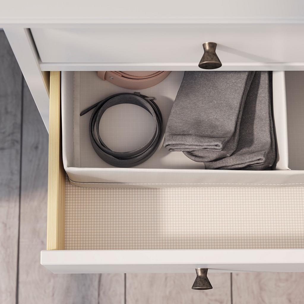 IDANAS IKEA Комод с 4 ящиками, 104x118 см, белый