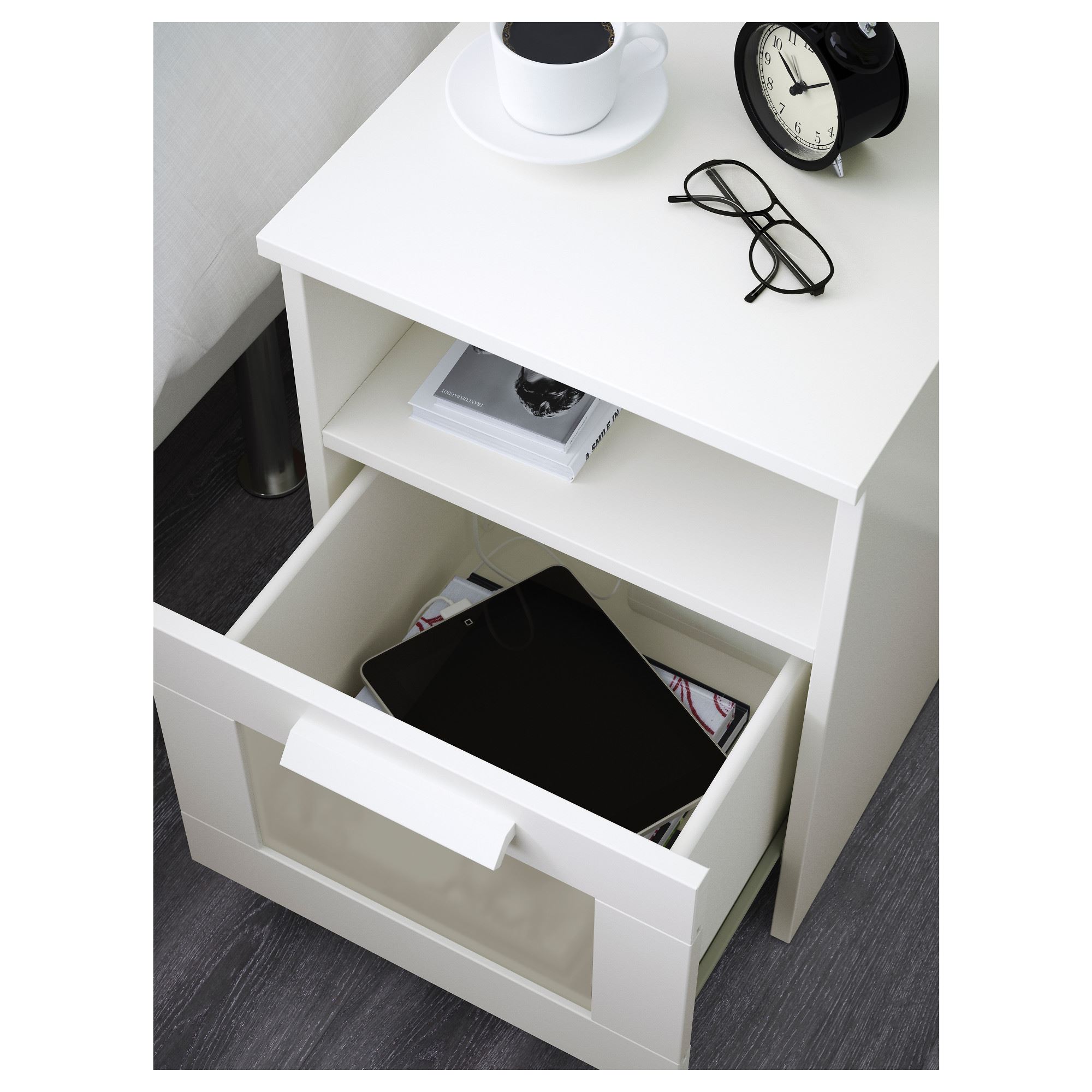 BRIMNES IKEA Тумба прикроватная, 39x41 см, белый
