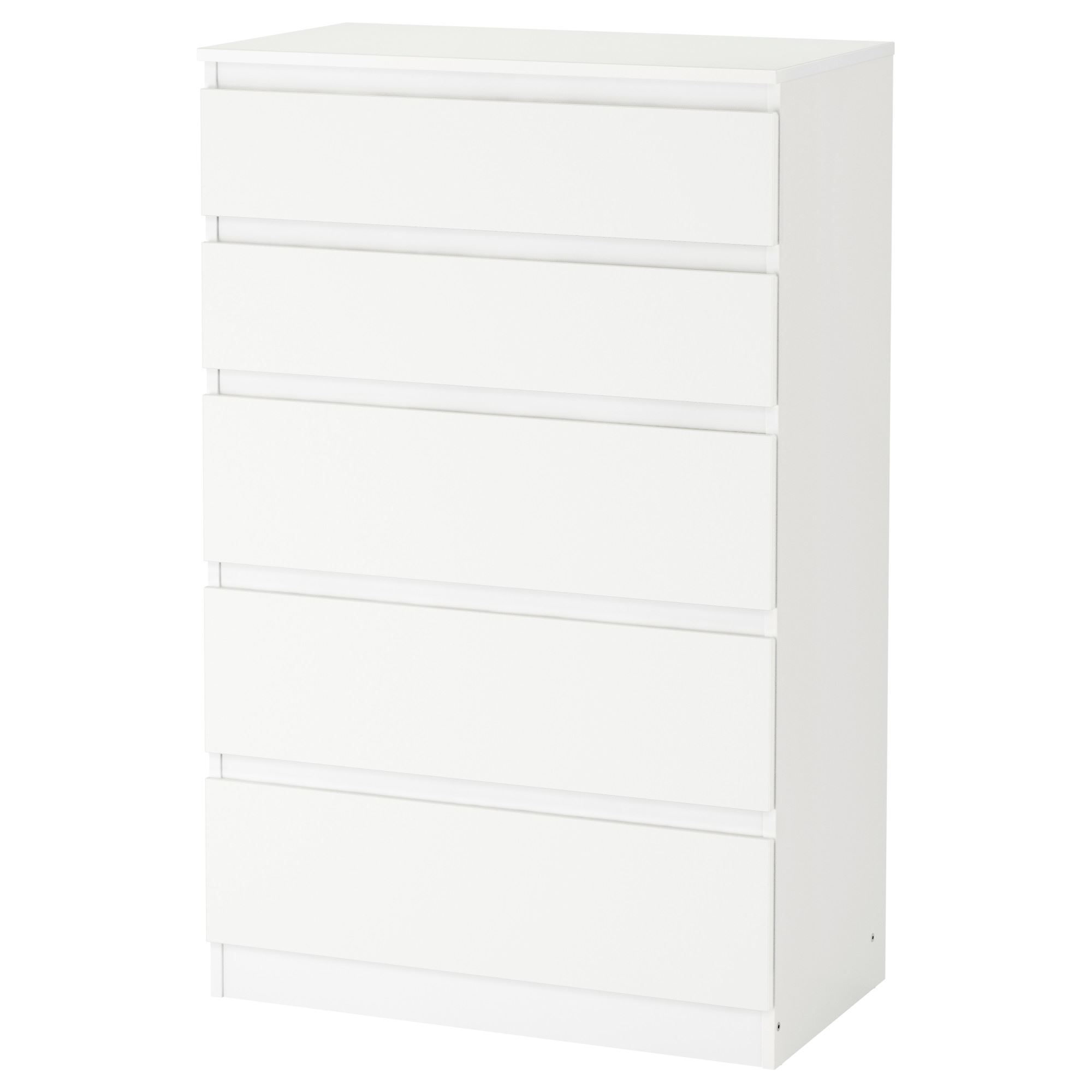 KULLEN IKEA Комод с 5 ящиками, 70x112 см, белый