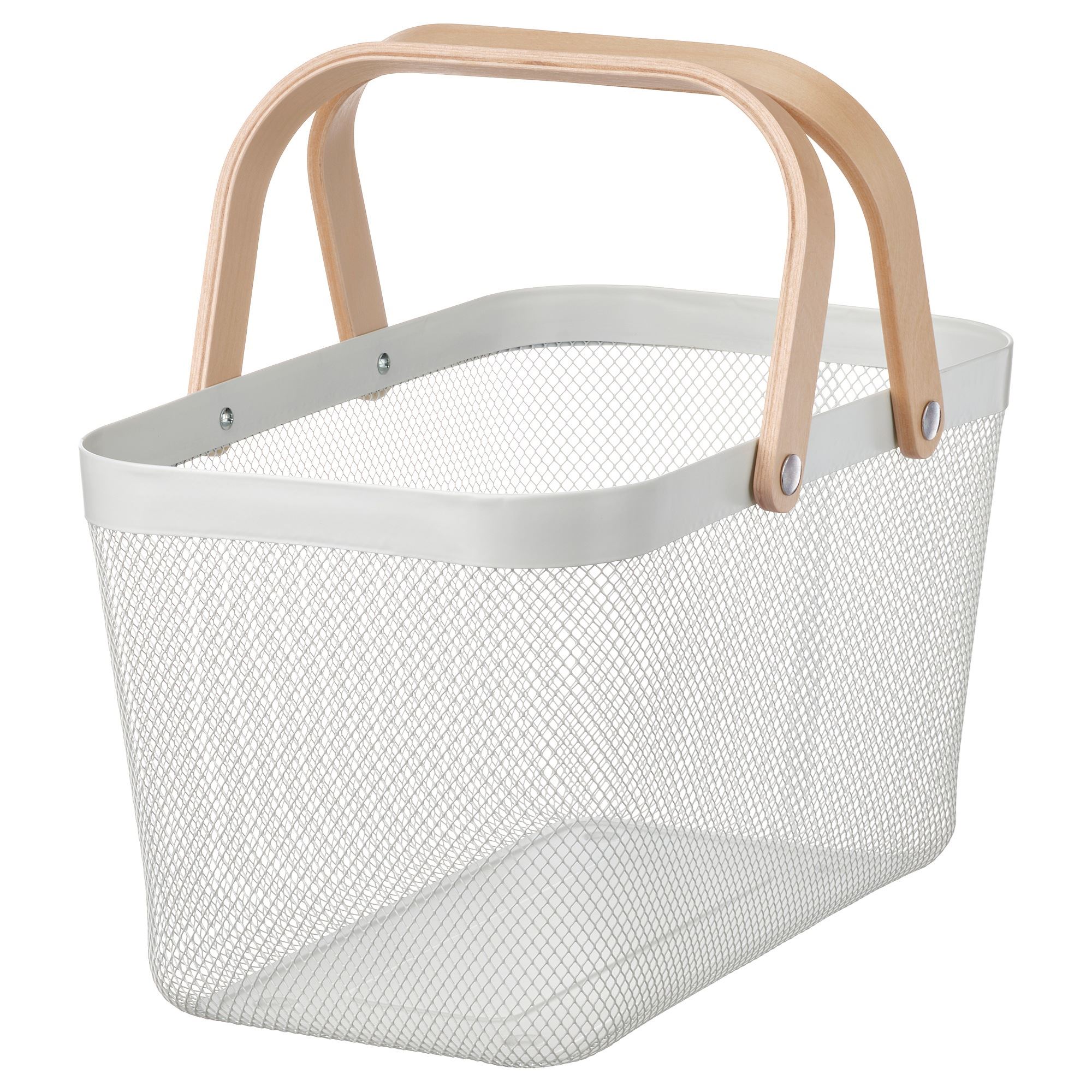 RISATORP IKEA Корзина, 27x42x23 см, белый