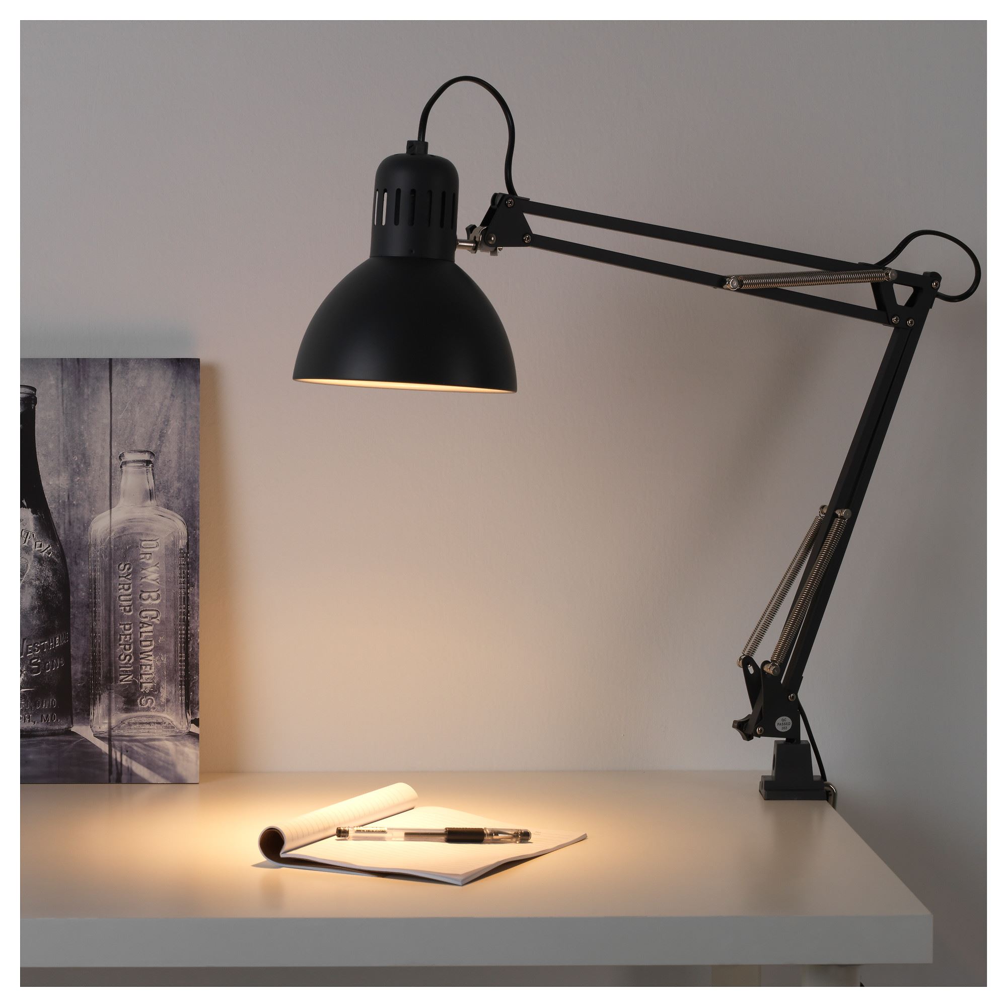 TERTIAL IKEA Лампа рабочая, темно-серый