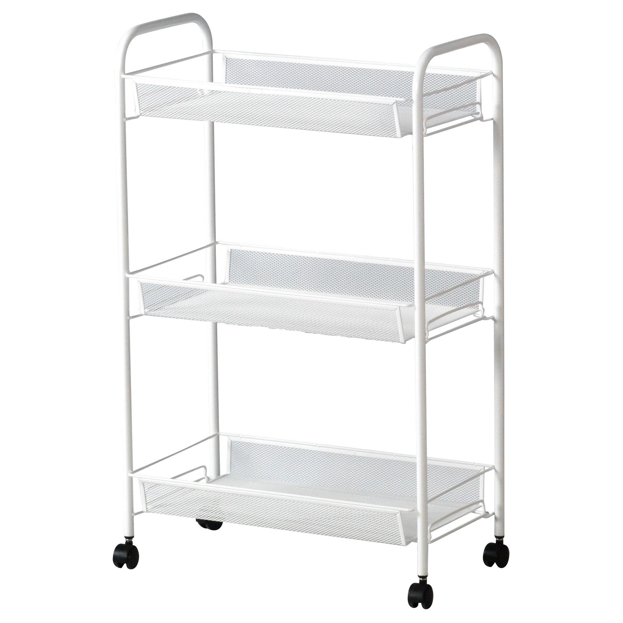 HORNAVAN IKEA Тележка, 26x48x77 см, белый