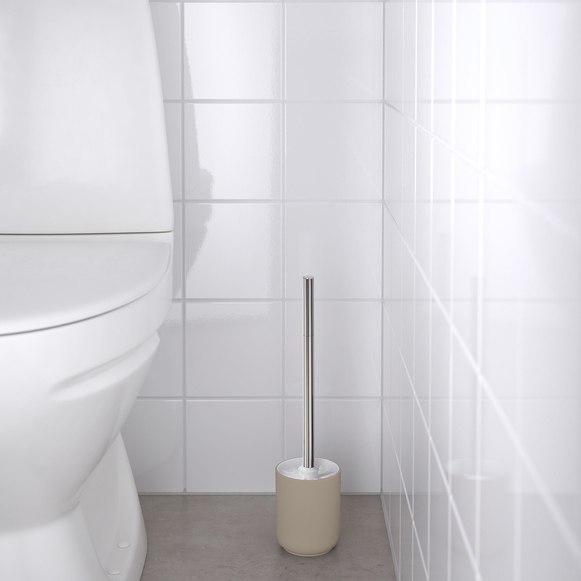 EKOLN IKEA Щетка для унитаза, бежевый