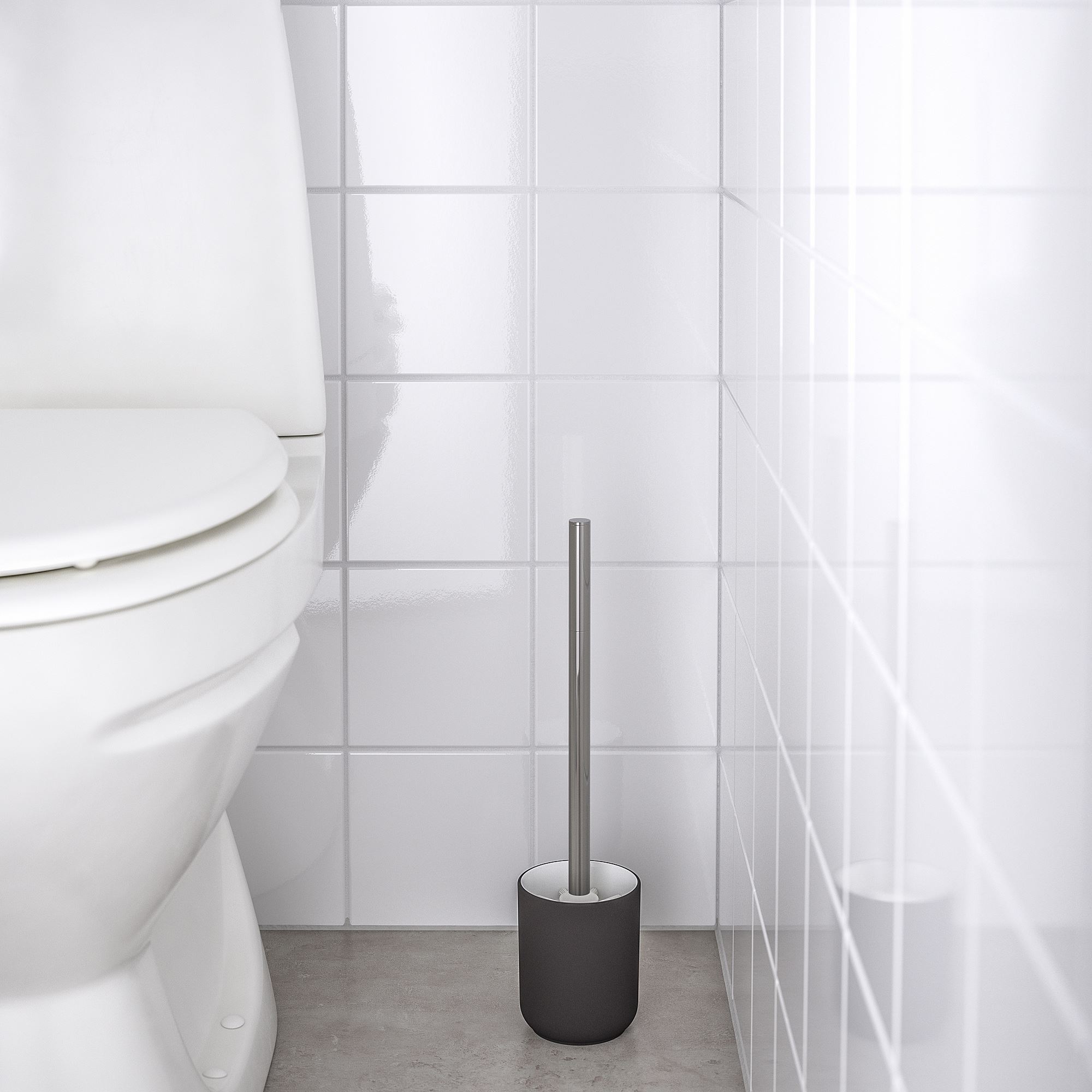 EKOLN IKEA Щетка для унитаза, темно-серый