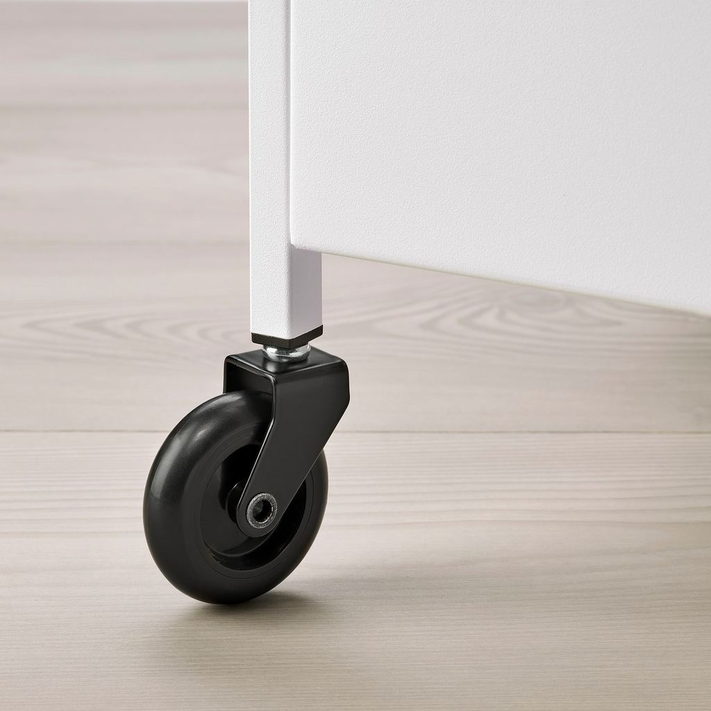 NISSAFORS IKEA Тележка, белый, 50.5x30x83 см