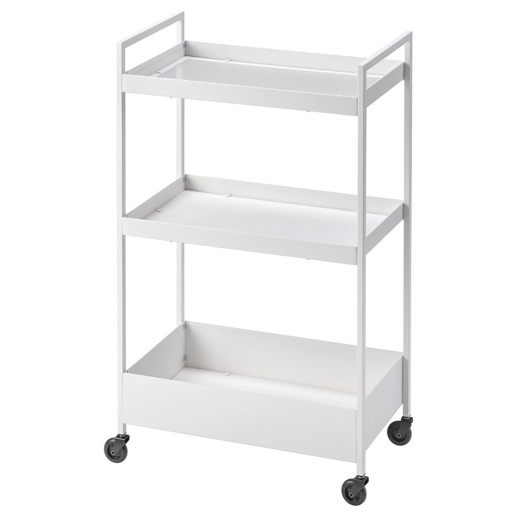 NISSAFORS IKEA Тележка, белый, 50.5x30x83 см