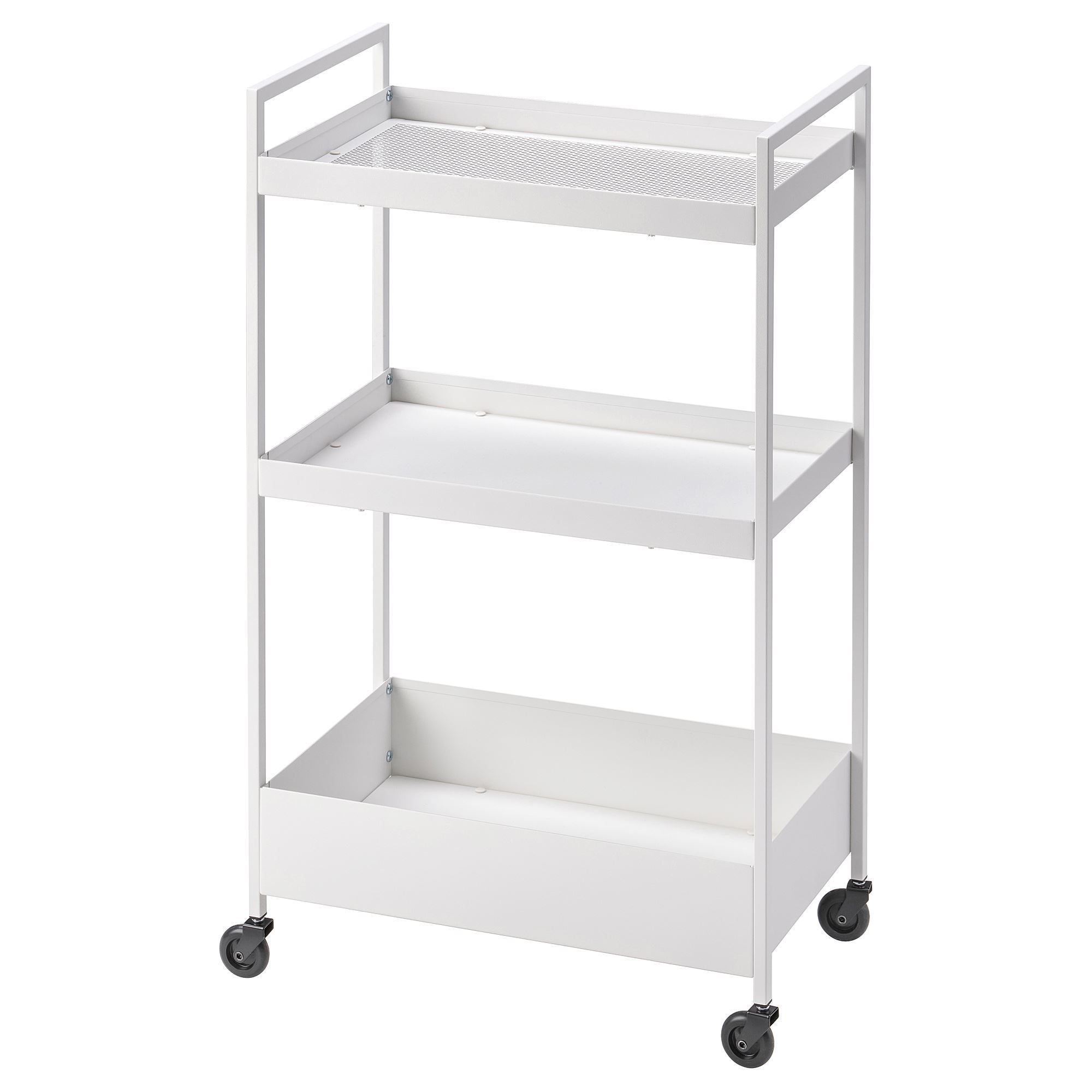 NISSAFORS IKEA Тележка, белый, 50.5x30x83 см