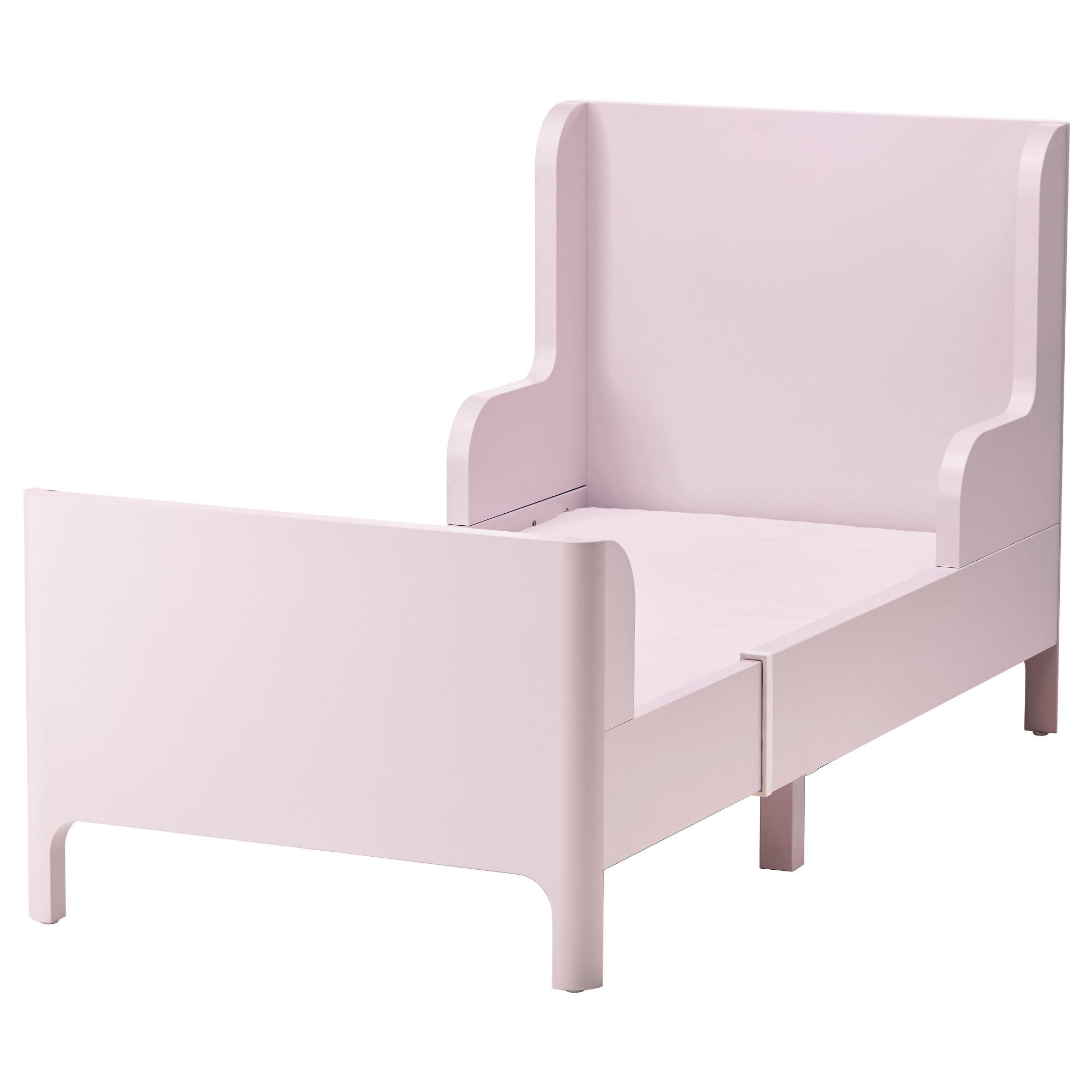 BUSUNGE IKEA Раздвижная кровать, светло-розовый 80x200 см