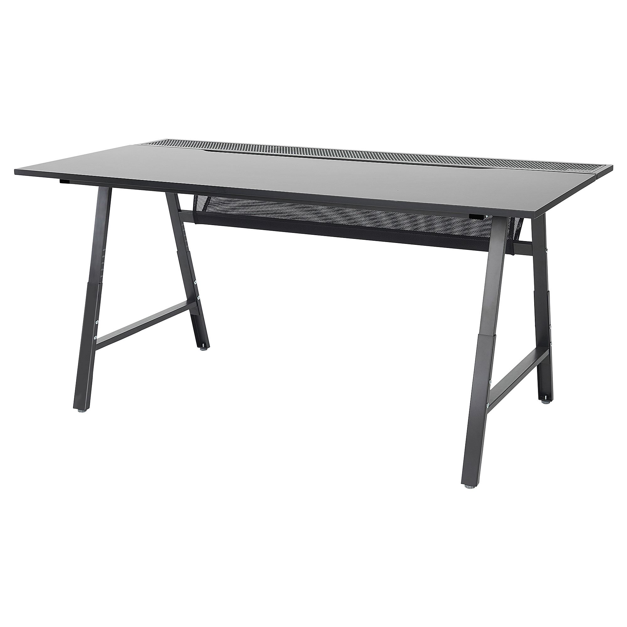 UTESPELARE IKEA Gaming masası, qara, 160x80 sm