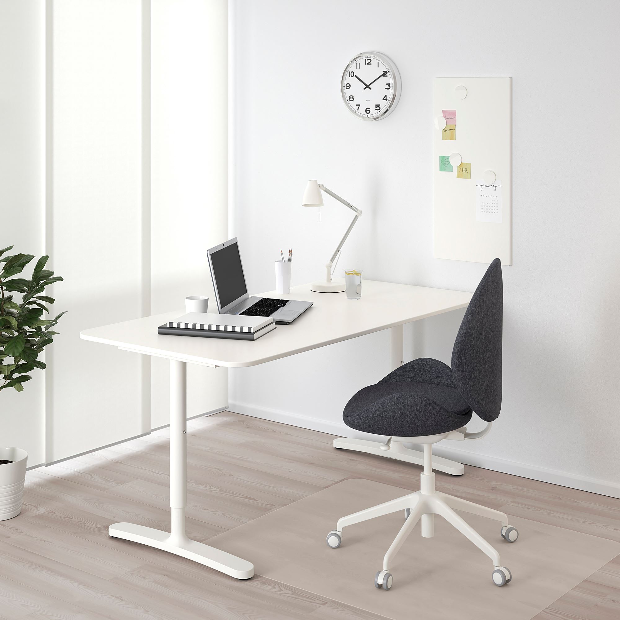 BEKANT IKEA Masa, ağ, 160x80 sm