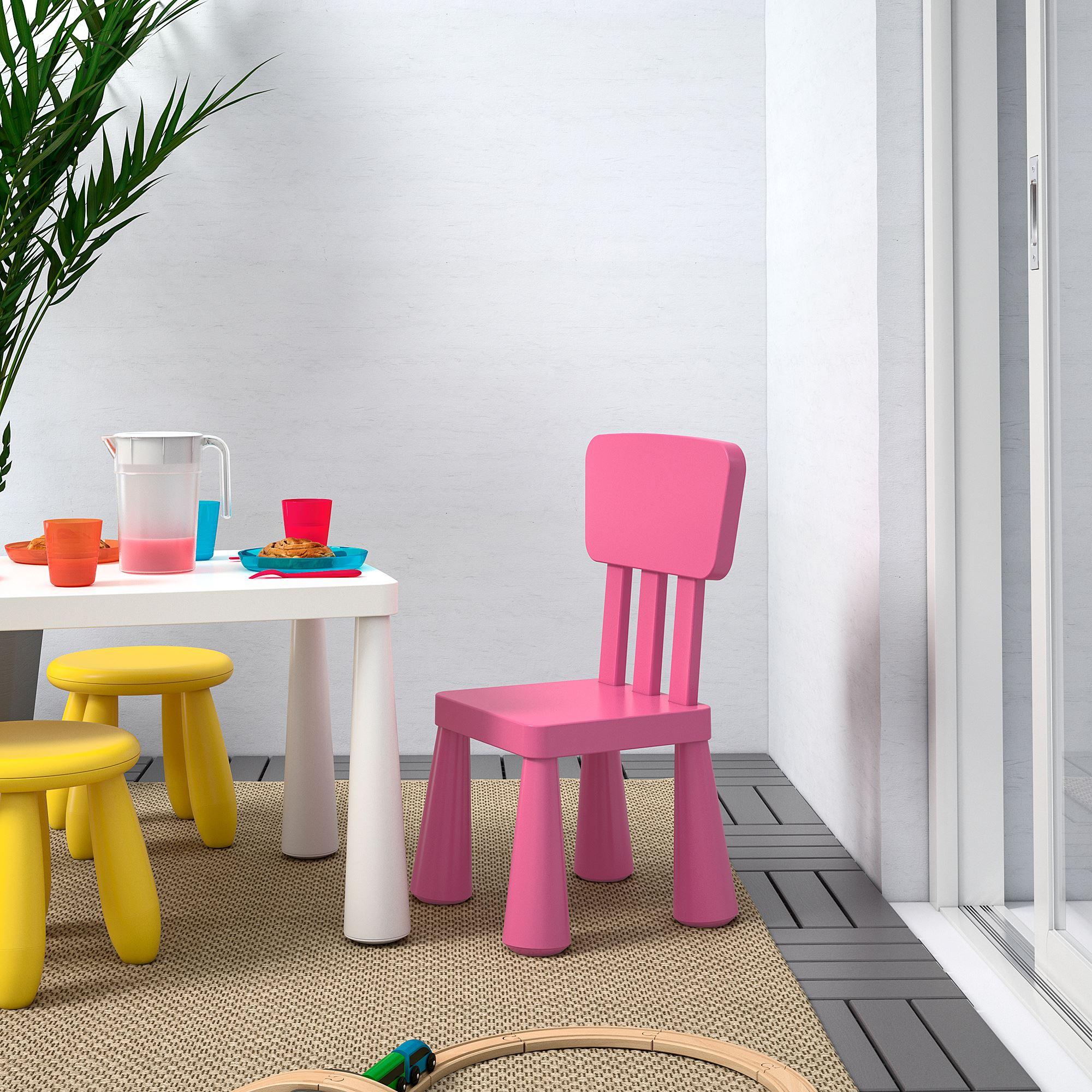 MAMMUT IKEA Uşaq stulu, çəhrayı
