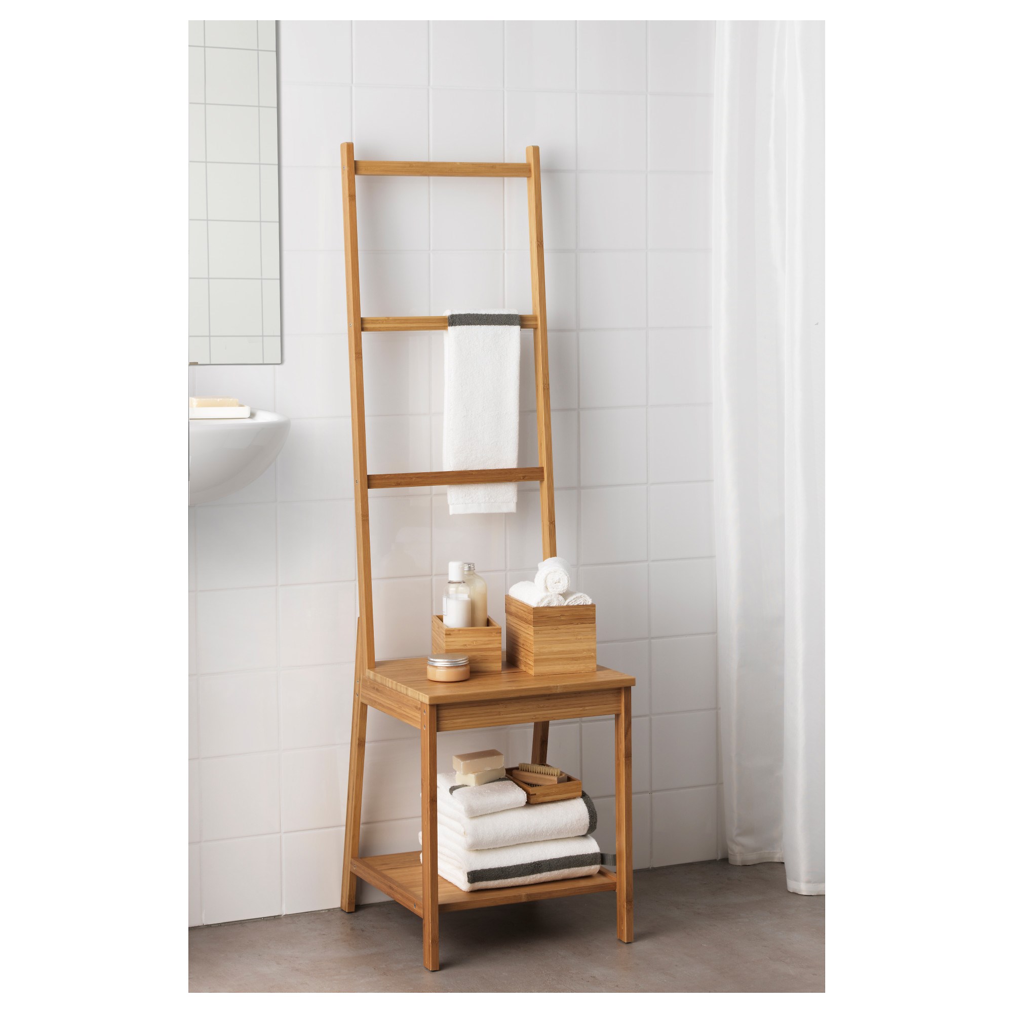 RAGRUND IKEA Dəsmal üçün asılqanlı stul, bambuk