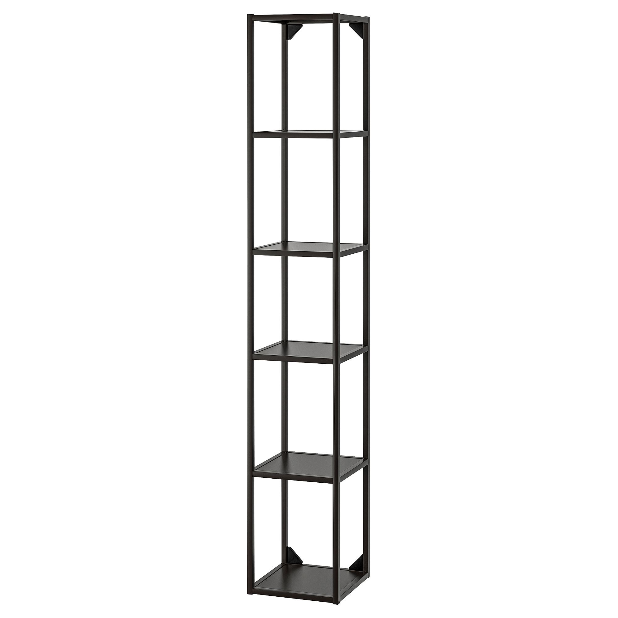 ENHET IKEA Rəf, qara, 30x30x180 sm