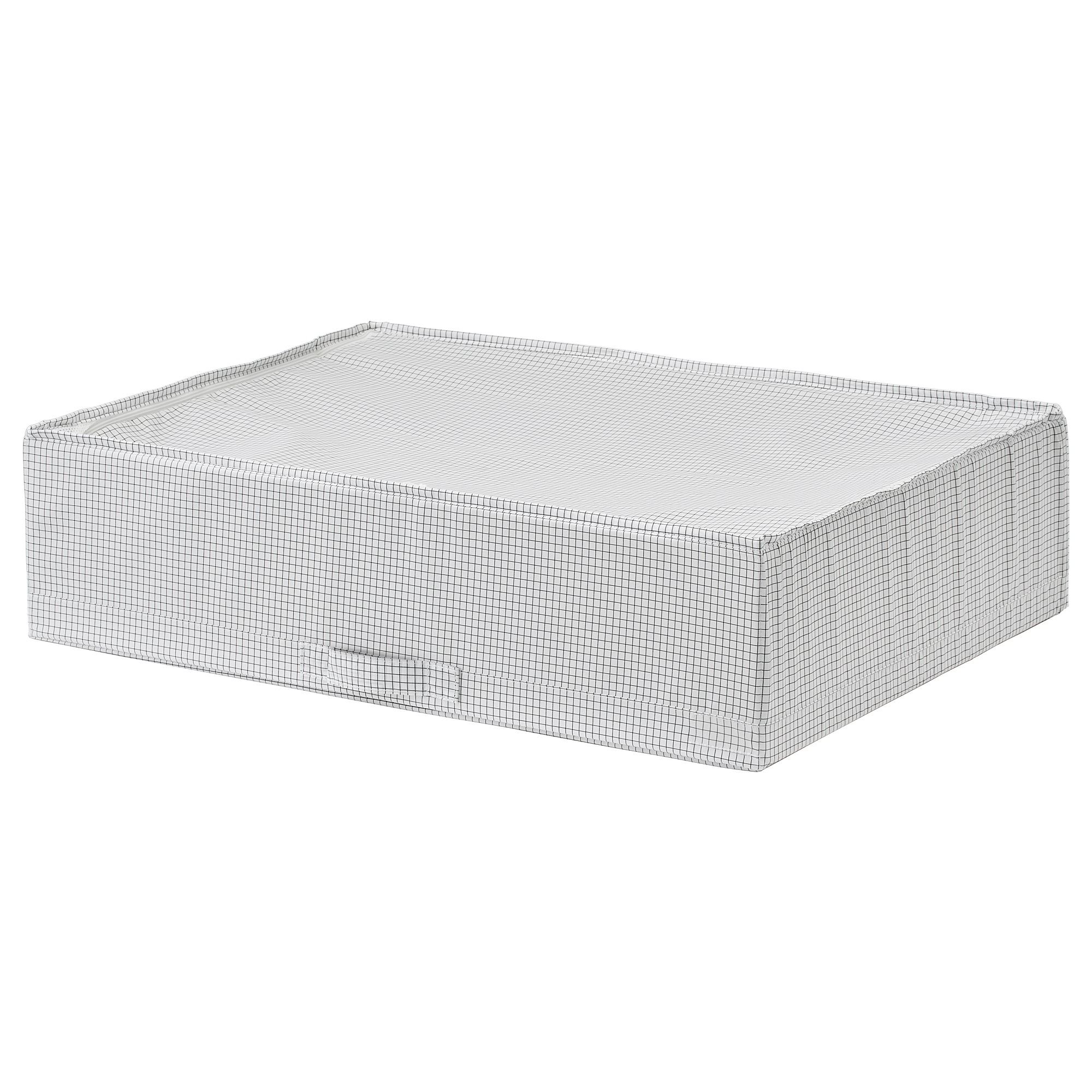 STUK IKEA СТУК Сумка для хранения, белый/серый 71x51x18 см