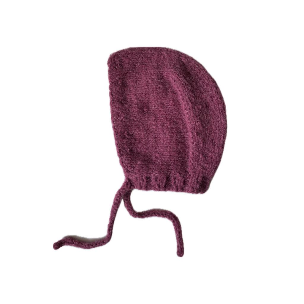 чепчик из альпаки на шелке №10