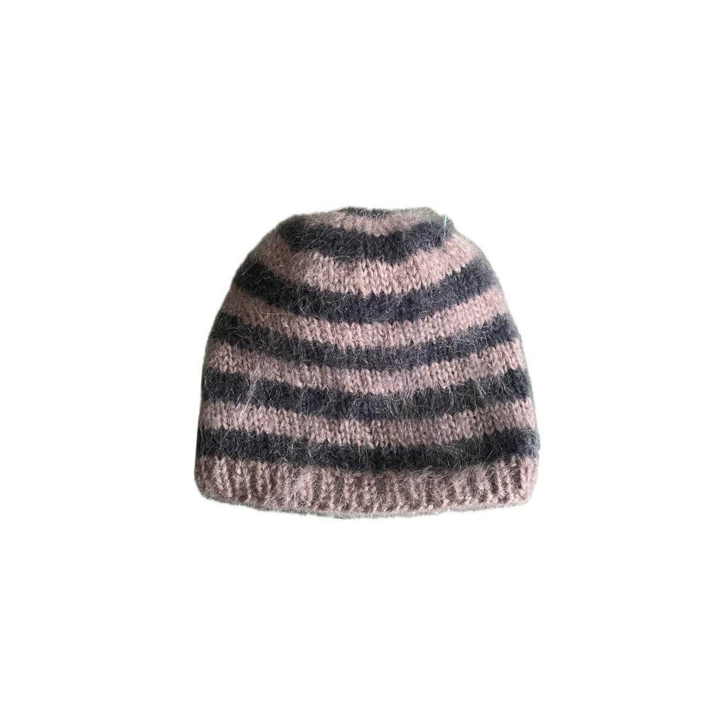 шапка из мохера №48