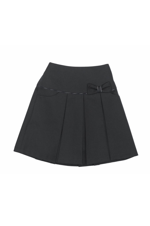 BLACK SKIRT WITH POCKETS, MODEL 130