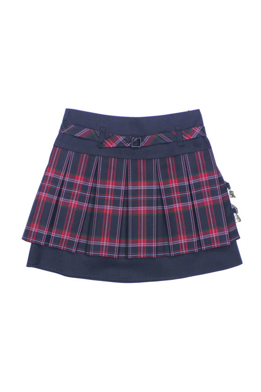 DOUBLE-LAYERED BLUE SKIRT, MODEL 193