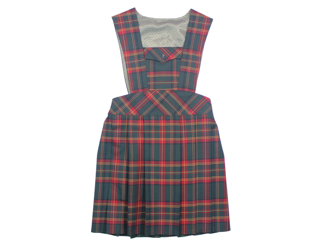 GREEN TARTAN PINAFORE, MODEL 119
