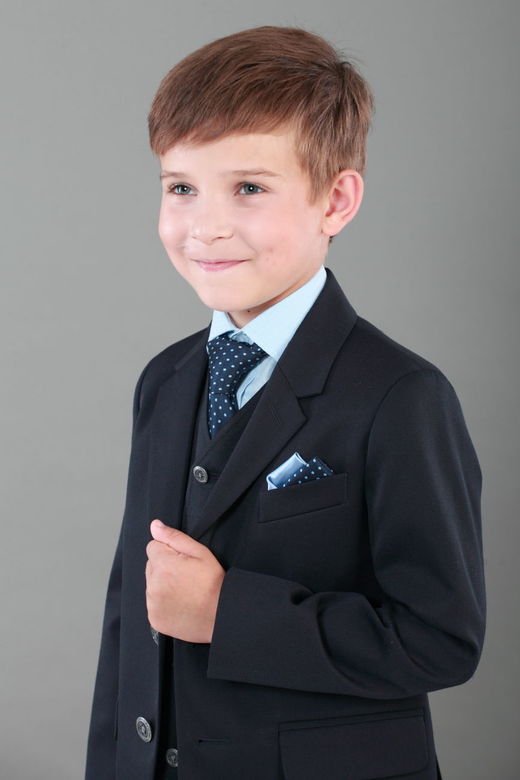 NAVY BLUE JACKET FOR BOY, MODEL 017