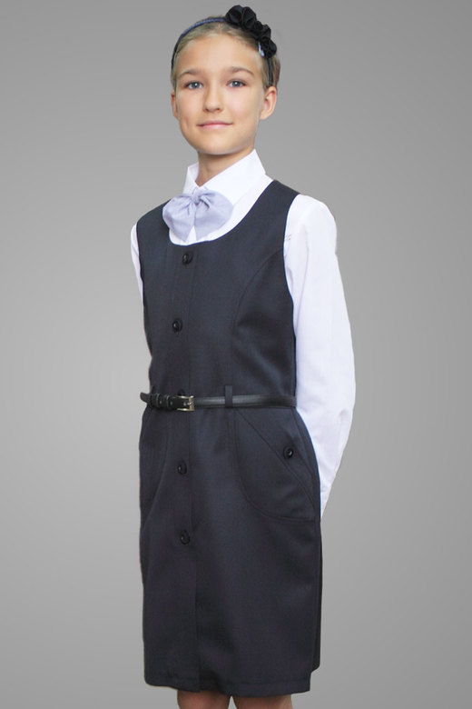 PINAFOR FOR GIRL-TEENAGER, MODEL 136