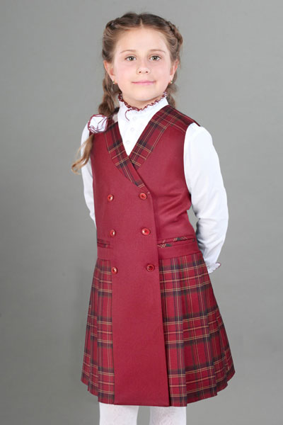 DOUBLE BREASTED PINAFORE, MODEL 135