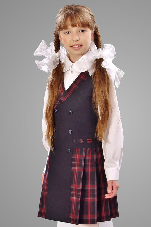 DOUBLE BREASTED PINAFORE, MODEL 135