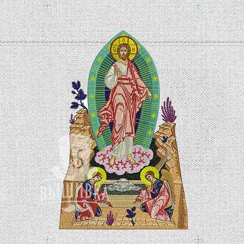 Дизайн машинной вышивки иконы Воскресение Христово (только икона)